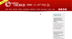 Desktop Screenshot of exploreokoboji.com